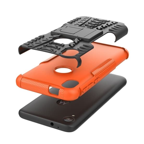 Offroad Motorola Moto E6 cover - Orange Orange