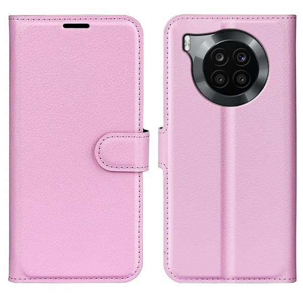 Klassisk Honor 50 Lite / Huawei Nova 8i Flip Etui - Lyserød Pink