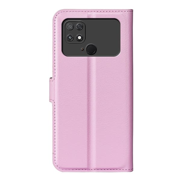 Klassisk Xiaomi Poco C40 Flip Etui - Lyserød Pink