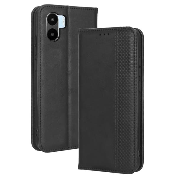 Bofink Vintage Xiaomi Redmi A1 Nahkakotelo - Musta Black
