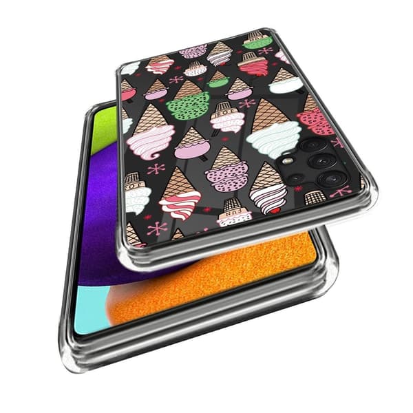 Deco Samsung Galaxy A13 4G Etui - Fun Ice Cream Multicolor
