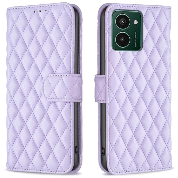 Rhombus mat HMD Pulse Pro flip etui - Lilla Purple