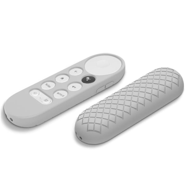 Google Chromecast 2020 TV silicone cover - Grey Silvergrå