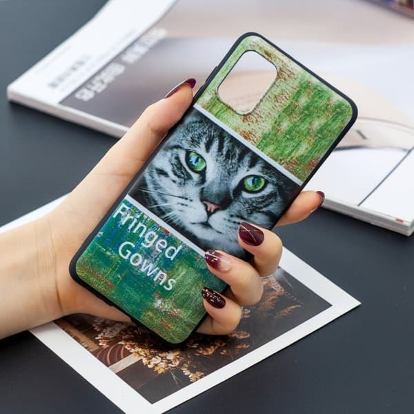 Imagine Samsung Galaxy A31 Etui - Kat Multicolor