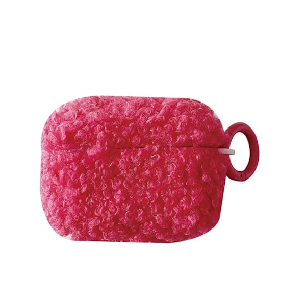 AirPods Pro 2 plysetui med spænde - Rose Pink