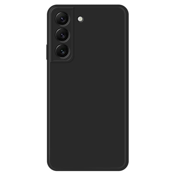 Skråt gummicover mod fald til Samsung Galaxy S22 Plus - Sort Black