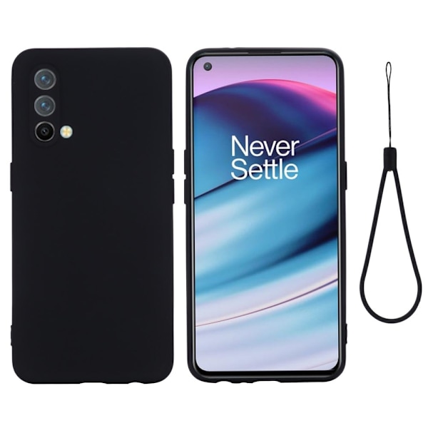 Matte Liquid OnePlus Nord CE 5G silikone cover - Sort Black