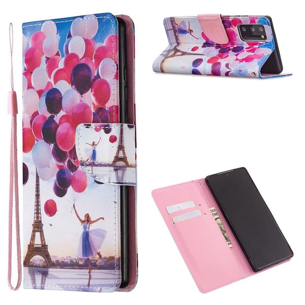 wonderland Samsung Galaxy Note 20 5G / Note 20 flip etui - Balloon Multicolor