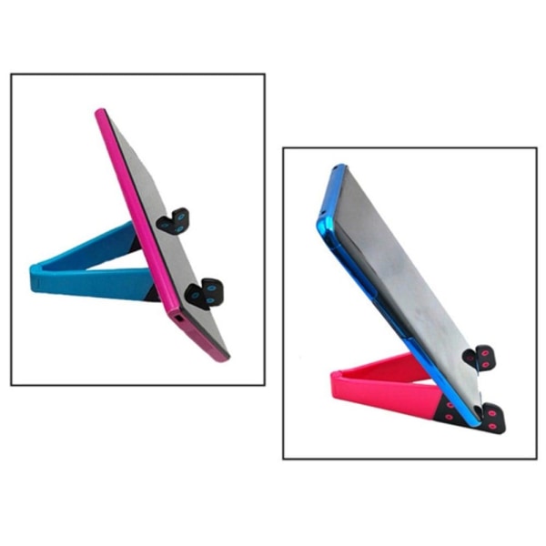 Universal V-shape foldable phone stand holder - Pink Rosa