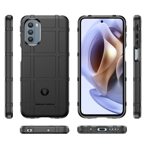 Rugged Shield Etui Motorola Moto G41 / G31 - Sort Black