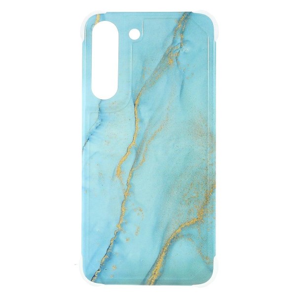 Marble Samsung Galaxy S22 Plus Suojakotelo - Veiny Sininen Marble Blue