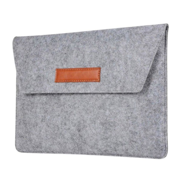 MacBook Air 13 (2018-) felt sleeve bag - Grey Silver grey