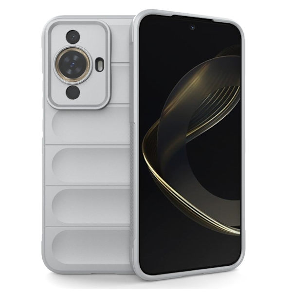 Blødt grebsformet cover til Huawei Nova 11 - Sølv/Grå Silver grey