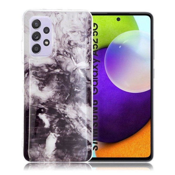 Marble design Samsung Galaxy A52 5G kotelot - Ohdake Violetti Pilvet Purple