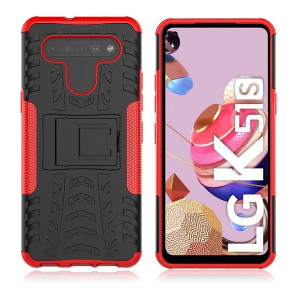 Offroad deksel - LG K41S / K51S - Rød Red