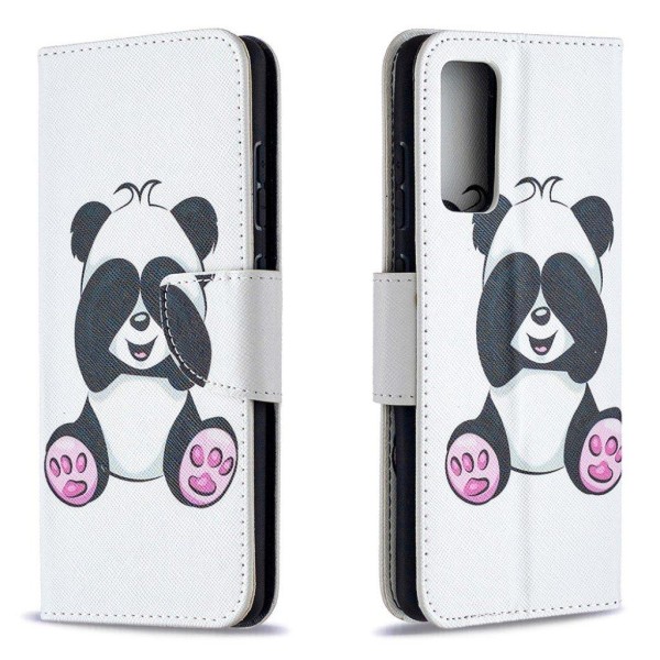 Wonderland Samsung Galaxy S20 FE 5G / Samsung Galaxy S20 FE flip kuoret - Panda White