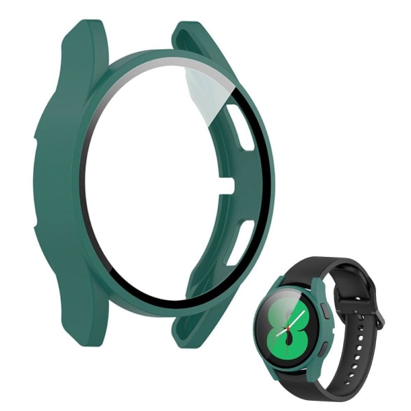 Samsung Galaxy Watch 4 (40mm) ultra thin cover + tempered glass - Green Grön