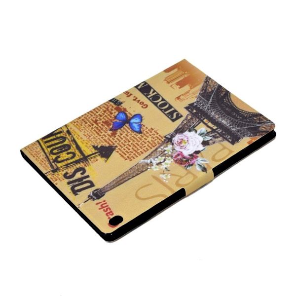 Lenovo Tab M10 kuviotulostus nahkakotelo - Eiffel-Torni Multicolor