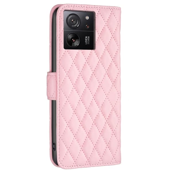 Rhombus mat flip etui - Pink Pink