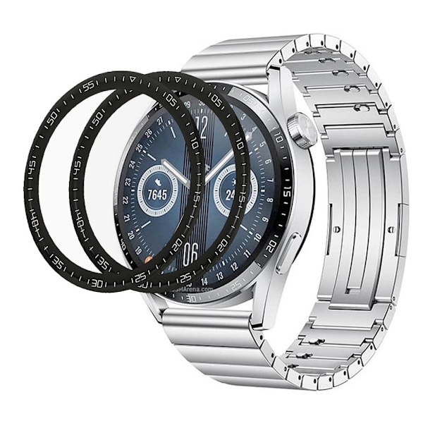 2Pcs Huawei Watch GT 3 (46mm) erittäin kirkas PMMA näytönsuojain Transparent