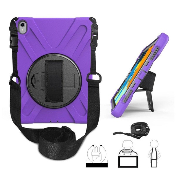 iPad Pro 11 inch (2018) 360 graders dreje kickstand kombi etui - Purple