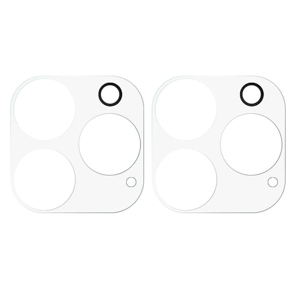 2Pcs iPhone 14 Pro Max / 14 Pro arc edge HD härdat glas kameralinsskydd Transparent