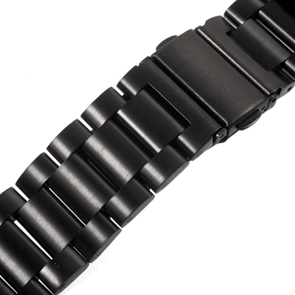Samsung Gear S3 smart urrem i rustfrit stål - Sort Black