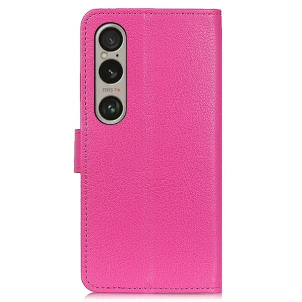 Classic Sony Xperia 1 VI flip etui - Rose Pink