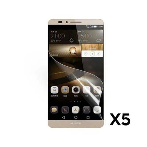 Beskyttelsesfilm Til Huawei Ascend Mate7 - 5 Stk Transparent