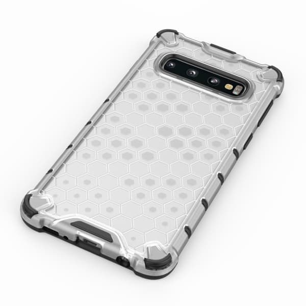 Bofink Honeycomb Samsung Galaxy S10 deksel - Hvit White