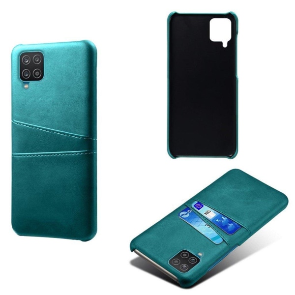 Dual Card Etui Samsung Galaxy A12 5G - Grøn Green