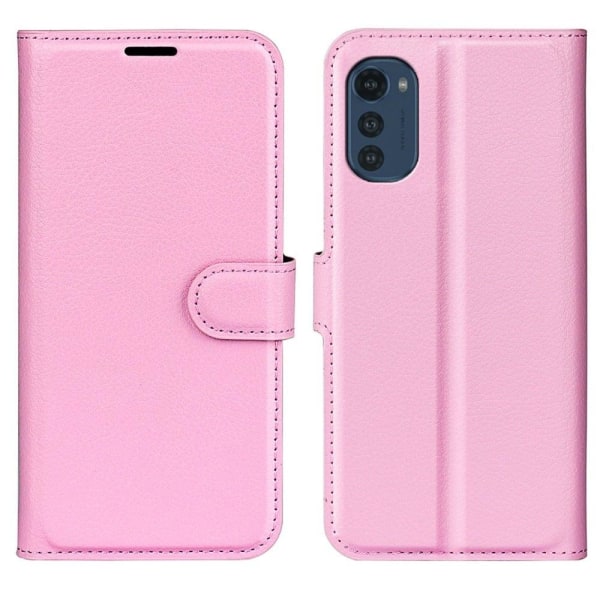 Classic Motorola Moto E32 flip case - Pink Pink