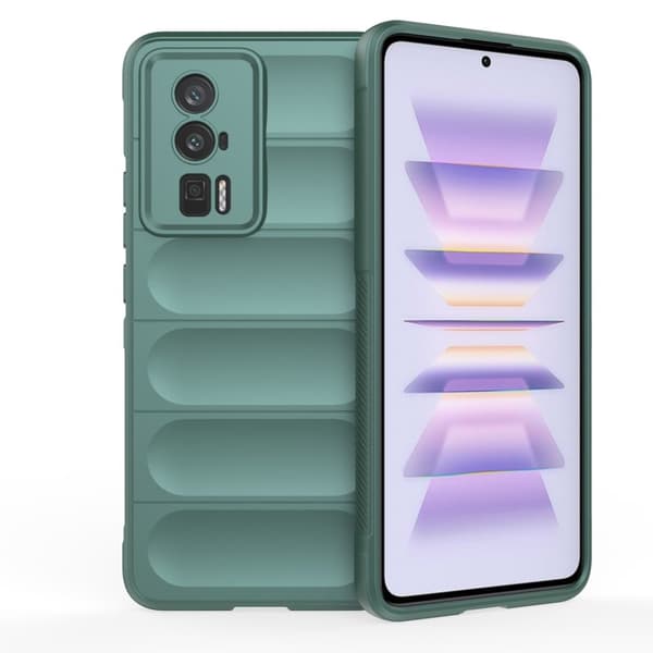 Mjukt greppformat Xiaomi Redmi K60 / Xiaomi Redmi K60 Pro skal - Grön Grön