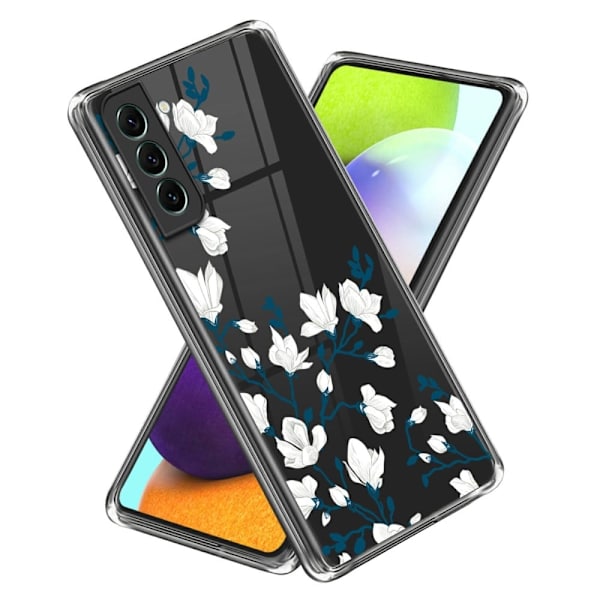 Deco Samsung Galaxy S24 deksel - Magnolier White
