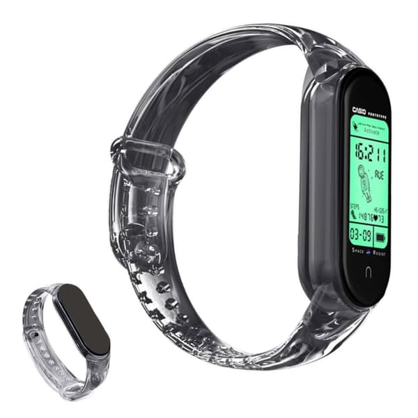 Xiaomi Mi Smart Band 4 / 3 cool farveændring urrem - Sort Black