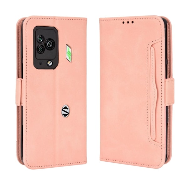 Modernt Xiaomi Black Shark 5 Pro fodral med plånbok - Rosa Rosa