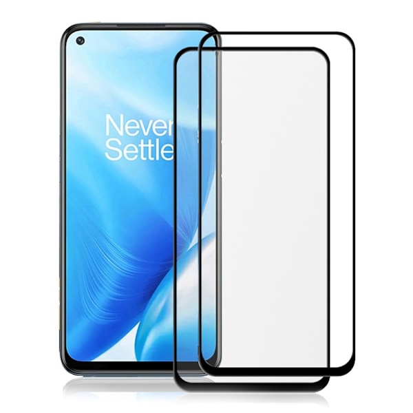 2 stk AMORUS ekstra stærk glasskærmbeskyttelse til OnePlus Nord N200 5G Transparent