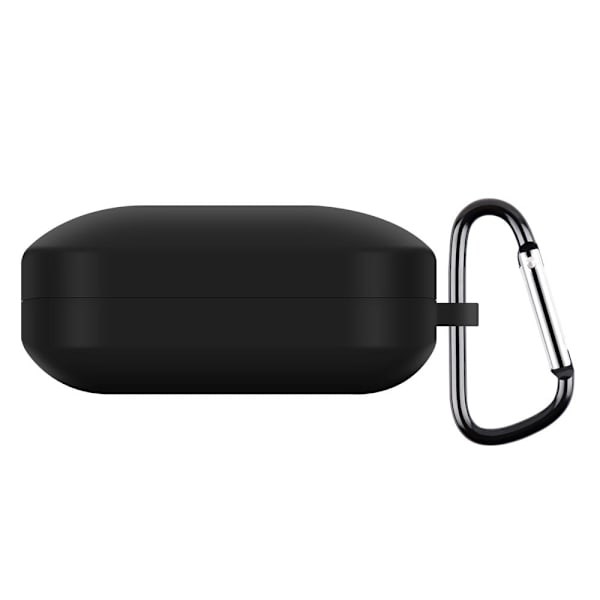OnePlus Buds Pro 2 silikonisuojus soljella - Musta Black