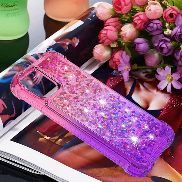 Princess iPhone 12 Pro Max kotelot - Ruusu / Violetti Purple