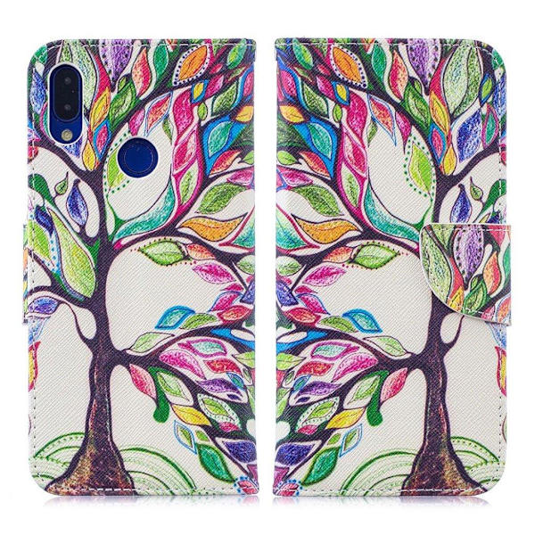 Wonderland Xiaomi Redmi Note 7 / Note 7S etui – Farvet Træ Multicolor