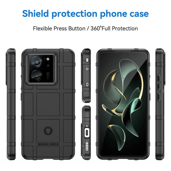 Rugged Shield Suojakotelo Xiaomi Redmi K60 Ultra - Musta Black