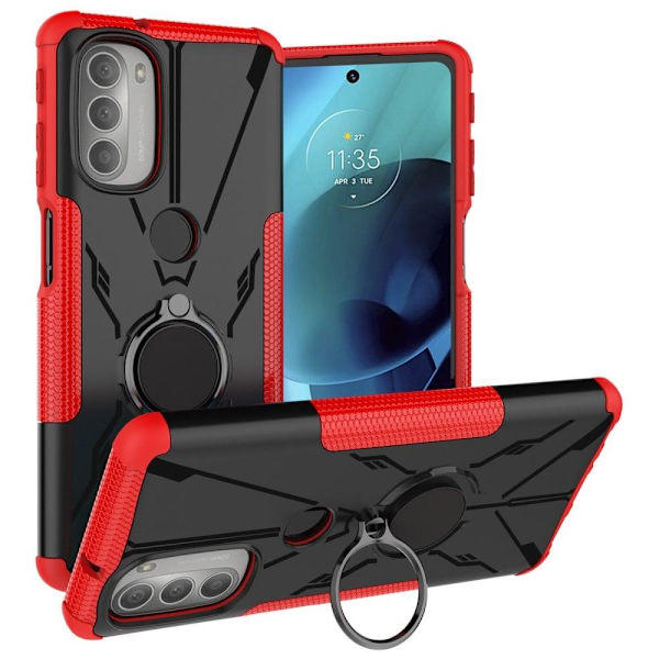 Magneettikannatin Motorola Moto G51 5G:lle - Punainen Red