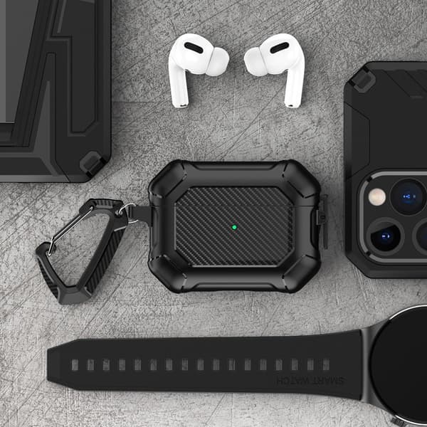 AirPods Pro fodral i kolfiber - Blå Blå