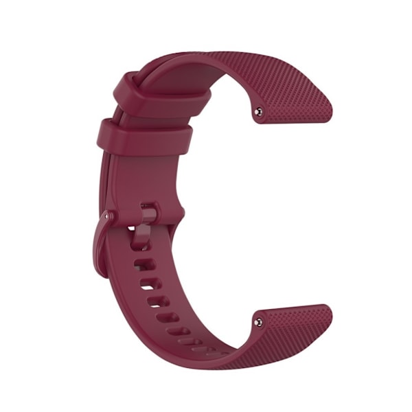 Garmin Vivomove 3S / Vivoactive 4S gitter tekstur silikone Urrem - Vinrød Red