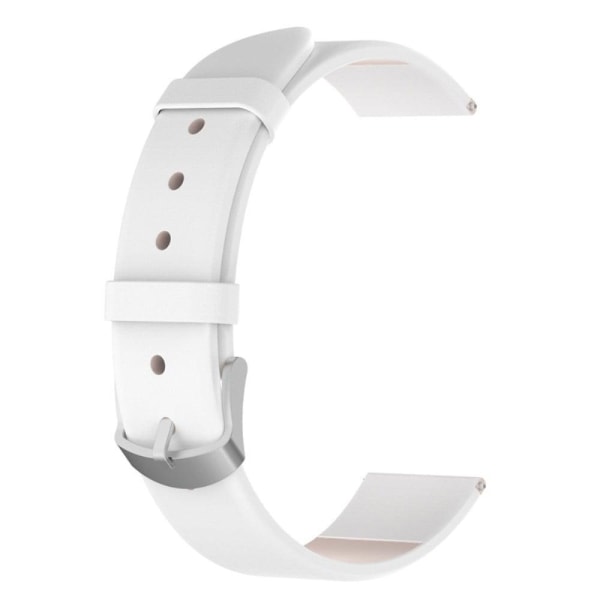Keep B4 leather watch strap - White White