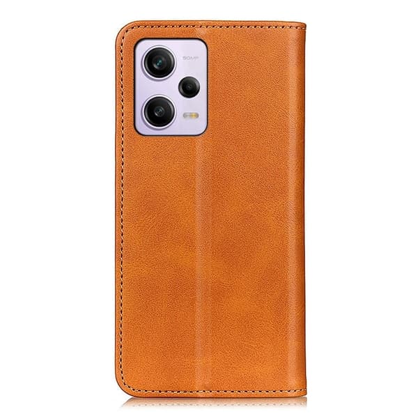 Äkta läder Xiaomi Redmi Note 12 Pro fodral - Brun Brun