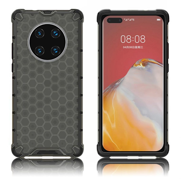Bofink Honeycomb Huawei Mate 40 Pro skal - Silver/Grå Silvergrå