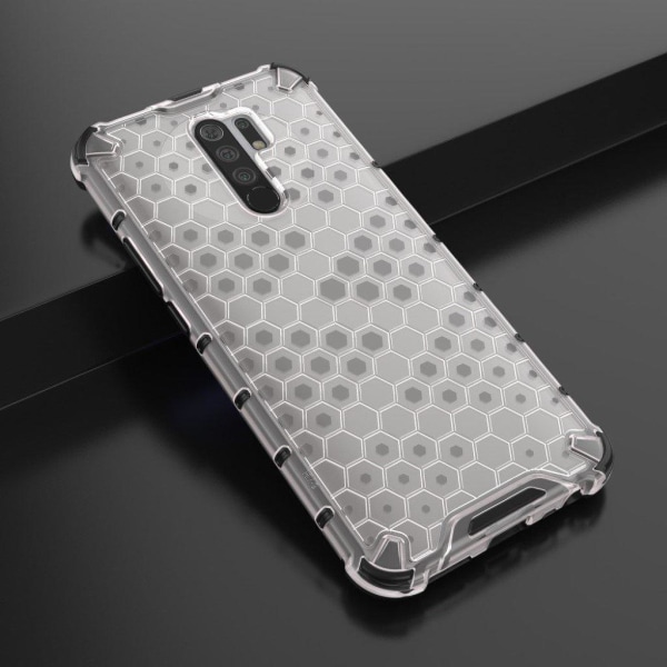 Bofink Honeycomb Xiaomi Redmi 9 Suojakotelo - Valkoinen White