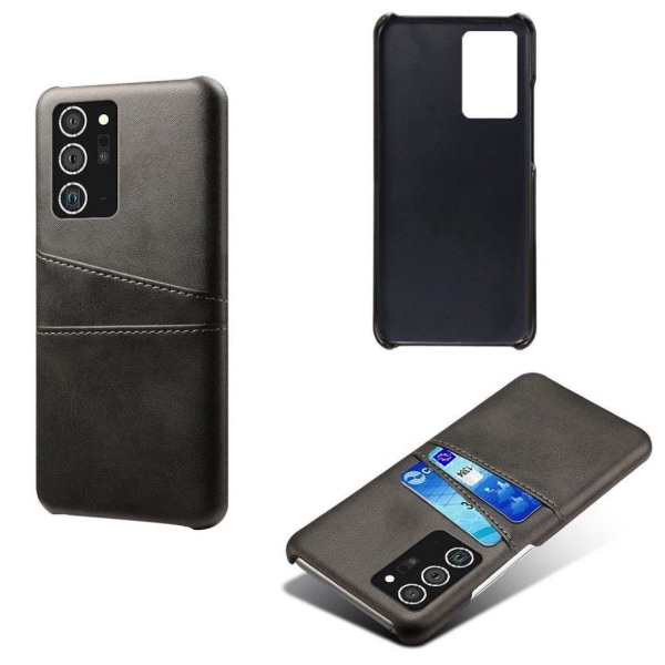 Dual Card kuoret - Samsung Galaxy Note 20 - Musta Black