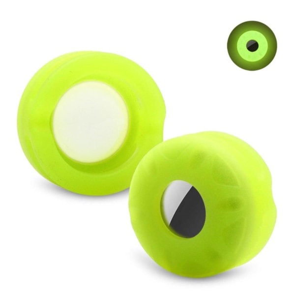 AirTags pet tracker silicone cover - Fluorescent Green / Size: S Grön